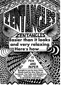 zentangle book cover